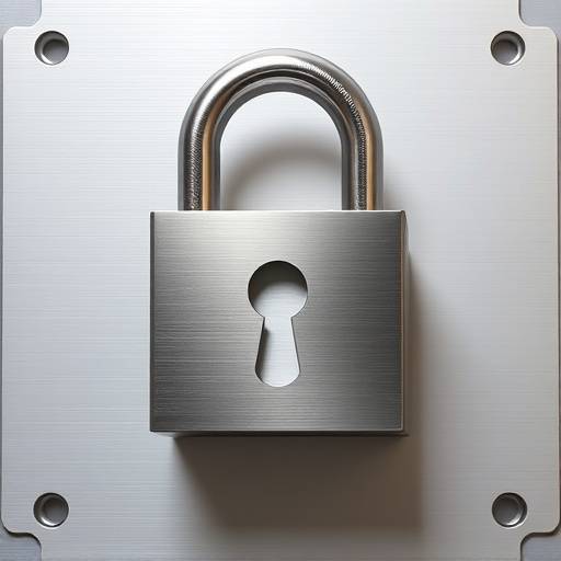 Lock icon symbolizing data privacy